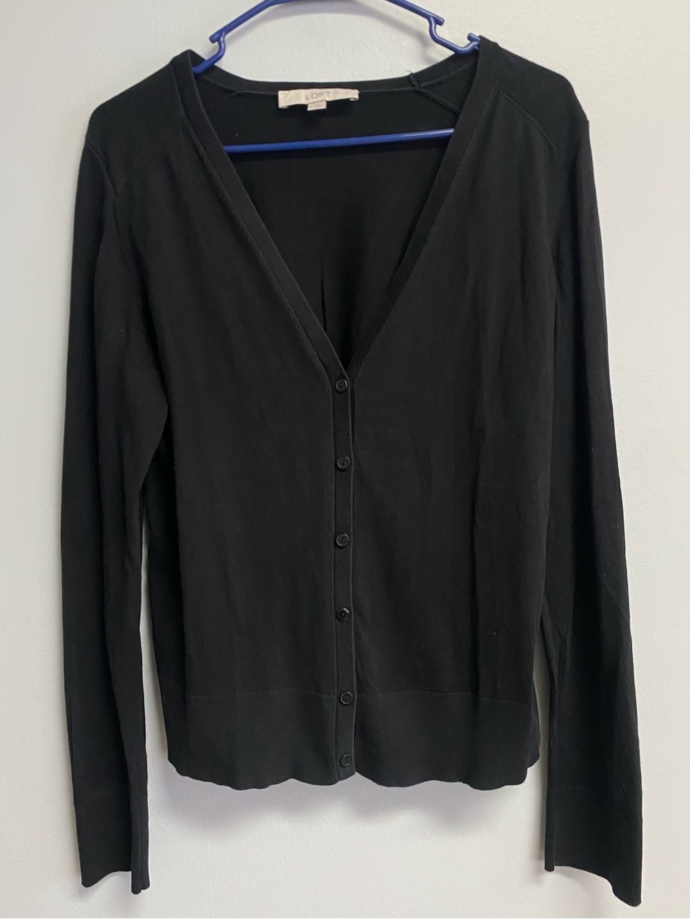 LOFT CARDIGAN SWEATER - LARGE